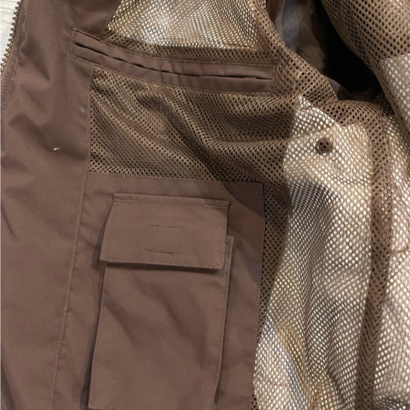 Eous Vintage Jacket Womens Small Brown Equestrian Horses Coat Hooded Full Zip - Picture 11 of 16